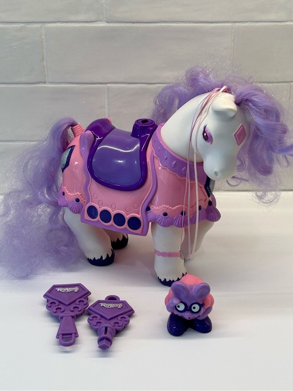 Vintage 80s Tonka Keypers Horse Diamond (93f)